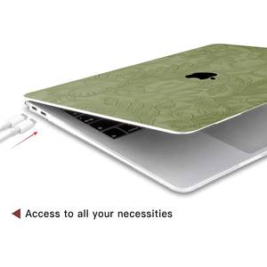 Ốp lưng máy tính xách tay cứng cáp cho Mac Pro 13 inch M1, Mac Pro 14 inch, 15 inch, 16 inch có Touch Bar, Retina, Air 13.6 inch M3 - Product Image 5