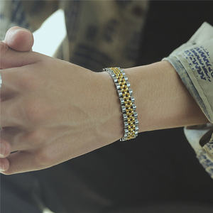 2025 Classic Dainty Classic 316l Acero inoxidable Brazaletes chapados en oro Mujeres y pulsera Joyería - Product Image 4