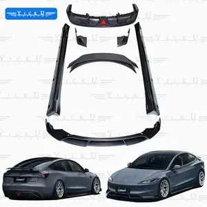 High Quality CMST Body Kit Front Shovel Side Skirt Rear Diffuser Spoiler Suitable For 2023 Tesla Model 3