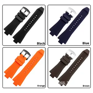 Para <span class=keywords><strong>Michael</strong></span> <span class=keywords><strong>Kors</strong></span> correa de <span class=keywords><strong>reloj</strong></span> de tela de lujo para 8184 8729 9020Mk relojes convexos 22mm tamaño transpirable correa de <span class=keywords><strong>reloj</strong></span> de goma - Product Image 5