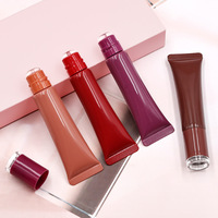 Vente en gros de gloss à lèvres repulpant brillant en tube souple pour maquillage liquide