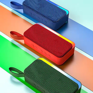 Altavoz Inalámbrico CHXDEV con Bluetooth, Portátil, con Ranura para Tarjeta TF, Puerto USB, Iluminación LED RGB, Ideal para Regalo, Altavoz de Tela para el Hogar - Product Image 1