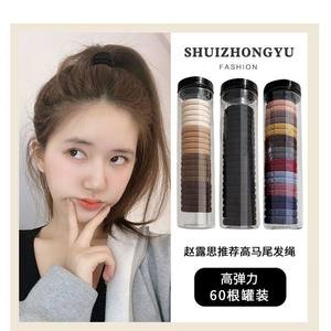 Barrettes à cheveux en conserve - sans dommage pour les cheveux - attache pour cheveux au design coréen-japonais et haute élasticité pour le soin des cheveux - Product Image 5