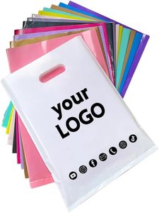 Venta al por mayor de <span class=keywords><strong>bolsas</strong></span> de plástico de impresión de huecograbado de compras de diseño personalizado respetuoso con el medio ambiente troquelado con logotipo - Product Image 5