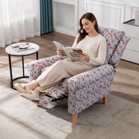 Fauteuil inclinable manuel d'intérieur VANBOW, canapé individuel en tissu respirant, chaise de détente pour coin lecture