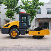 Livraison Gratuite – Rouleau Vibratoire à Roues en Acier 6, 8 et 10 Tonnes pour Compactage d'Asphalte en Construction
