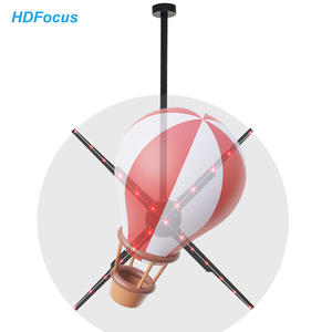Ventilateur Holographique LED <span class=keywords><strong>3D</strong></span> 65cm avec Système d'Affichage, Gestion Cloud via APP, Mur Vidéo Bluetooth, Idéal pour Usage Industriel 24/7 - WOW Hologram Fan - Product Image 1