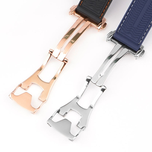 Boucle de bracelet en métal au design exclusif pour Omega et <span class=keywords><strong>Tissot</strong></span>, fermoir de remplacement de luxe en acier massif - Product Image 4