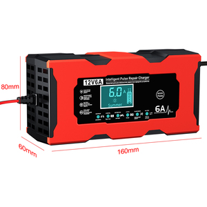 Chargeur de batterie automatique intelligent complet pour voiture et moto 12V6A de haute qualité avec écran LCD - Product Image 5