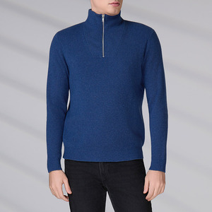 Pull de golf pour homme personnalisé, à manches longues, décontracté, respirant, avec col zippé mi-long, pour sports de plein air, OEM - Product Image 4