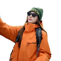 Coupe-vent de style Luo Tuo Windchaser pour hommes et femmes, ensemble deux pièces imperméable et coupe-vent pour l'extérieur - Combinaison de montagne Tex 25