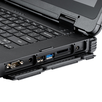 Pouces IP65 MIL-STD-810 aluminium robuste i5 tablette industrielle Win10 personnalisable i7 portable robuste à empreinte digitale remplaçable à chaud