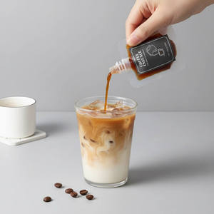Custom Printed Frosted High-Barrier Stand up <strong>Spout</strong> <strong>Pouch</strong> for Cold Brew Coffee Concentrate and Liquid Beverage - Product Image 2