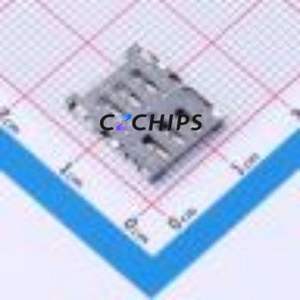 SIM-12A SIM Card Connector SMD Connector Flip Cover Type Nano SIM Card Card Holder 1.5mm - Product Image 2