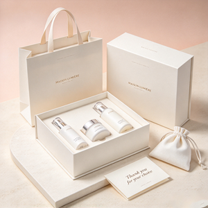 Caja de Regalo Rígida de Lujo Personalizada para Cuidado de la Piel con Bolsa de Compras, Inserto de EVA y Tarjeta de Agradecimiento - Product Image 6