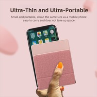 Clavier sans fil portable ultra-fin pliable avec interrupteurs à ciseaux, miroir HD intégré, compatible multi-appareils pour Android et iOS