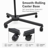 Support de tablette pivotant réglable en métal pour sol, 360° °   Roulettes robustes universelles pour hôpitaux, bureaux, usage commercial, OEM, en gros