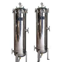 Boîtier de filtre à sac en acier inoxydable 304/316L personnalisable, 500 L/heure, garantie 1 an, pour la filtration des eaux usées