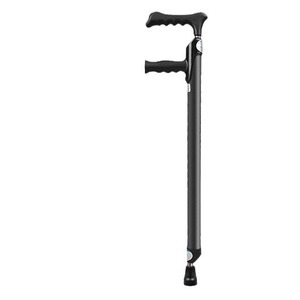 Béquilles pliables en alliage d'aluminium, légères, antidérapantes, avec support sous les aisselles, réglables pour différentes hauteurs - Product Image 2