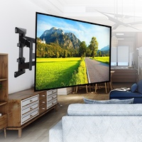 Soporte de Pared para TV con Movimiento Completo, Directo de Fábrica, para TV LED/LCD de 32-70 Pulgadas, Inclinable y Giratorio, con 6 Brazos