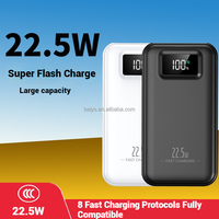 Nuevo PD Power Bank 10000mAh Tipo C Salida Cargador portátil de carga rápida Batería externa Powerbanks10000mah Salida USB dual