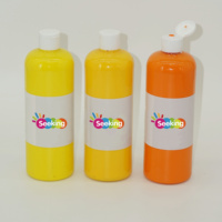 Peinture acrylique en gros de 500 ml avec une forte teneur en pigments, aquarelle liquide pour verre, céramique, toile et papier