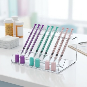 Seringues d'<span class=keywords><strong>insuline</strong></span> stériles jetables U-40 VetRx 0,3 ml 0,5 ml 1 ml, aiguilles vétérinaires 29G 30G 31G 8 mm 5/16'' 12,7 mm 1/2'' pour animaux de compagnie - Product Image 4