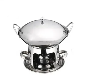 High quality portable Round camp stove stainless steel camping alcohol stove hotel Restaurant buffet food furnace