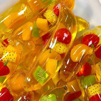 Nouveau Jouet Anti-Stress en Forme de Bâtonnet à Presser, Transparent et Mignon, aux Saveurs de Fraise, Banane, Coco et Vaseline, en Forme de Bouteille ou de Barre de Fruit Moelleuse