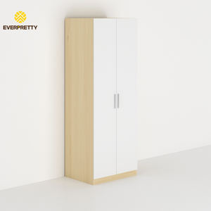 Muebles para Hostel, Hotel y Apartamento, Armario de Madera Moderno y Minimalista de Doble Puerta, Resistente, para Dormitorio Infantil y Uso Escolar - Product Image 1