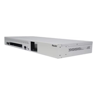 5052AL 1U Aluminium Server Enclosure Rackmount Chassis dengan Port Audio