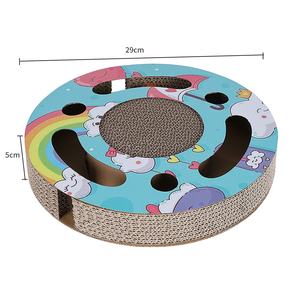 Rascador para Gatos de Cartón Corrugado con Disco de Campana, Juguete Especial Resistente al Desgaste para Gatos, Suministros para Mascotas al por Mayor - Product Image 1
