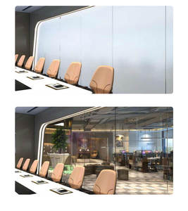 Película Inteligente PDLC Autoadhesiva, Conmutable Electrónicamente para Puertas Plegables y Ventanas, Privacidad Inteligente para el <span class=keywords><strong>Hogar</strong></span>, Ventana Electrónica con Tinte Inteligente - Product Image 2