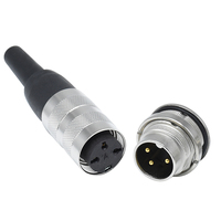 Connecteur M16 étanche J09 2 4 5 8 10 12 14 broches, prise circulaire industrielle électronique à souder mâle/femelle