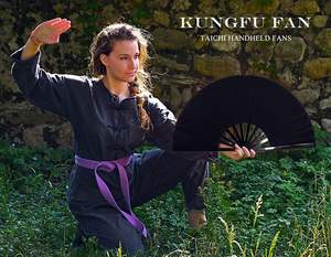 Abanico Plegable Personalizado de Plástico Grande para Eventos, Bodas, Festivales de Música y Baile, Abanico de Tela Reutilizable para Aplaudir - Product Image 5