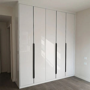 سانتوبوفا تصميم مجاني بسيط ثلاثة أبواب خشبية خزانة غرفة نوم أثاث المشي خزانة حديثة - Product Image 4