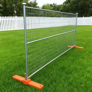 Kanada için <span class=keywords><strong>a</strong></span>çık güvenlik çiti toz boya kaynaklı geçici bina çit kare delik şekli galvanizli kesim bükme dahil - Product Image 6