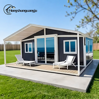 Maison conteneur extensible robuste de 40 pieds avec conception en kit pour maison modulaire préfabriquée en acier durable