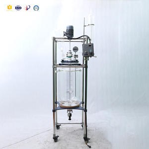 Toplu kimyasal üretim için ağır 100L endüstriyel cam reaktör - Product Image 2