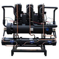 Refroidisseur de vis refroidi à l'eau industriel de capacité de-30 ~ 50C 50L avec la vis Hanbell