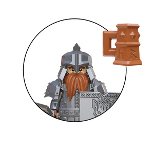Miniature <span class=keywords><strong>di</strong></span> Personaggi Cinematografici con Scudo e Lancia, Nani ed Elfi della <span class=keywords><strong>Terra</strong></span> <span class=keywords><strong>di</strong></span> <span class=keywords><strong>Mezzo</strong></span>, Figurine in Plastica, Giocattoli da Costruzione - Product Image 6