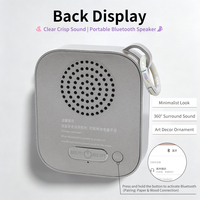 Haut-parleur Bluetooth en papier 3D, commande tactile, mini lampe de nuit portable, lampe d'ambiance, décoration de Noël, cadeau créatif