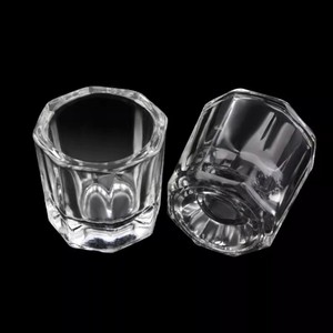 Bol en verre pour nail art, support pour liquide acrylique, récipient pour dissolvant de vernis gel, coupelle de mélange en cristal pour salon de manucure - Product Image 5