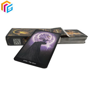 Prezzo a buon mercato fabbrica oracolo 12x7cm personalizzare la stampa 78 tarocchi carte con guida e scatola - Product Image 4