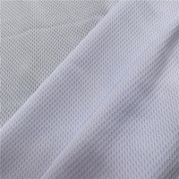 Vente en gros 100% polyester tricot sport maille tissu Sublimation impression oeil d'oiseau maille oeillet vêtements de sport tissu