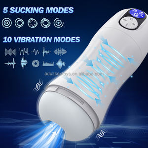 Soffio automatico lavoro profondo succhiare la tazza di masturbazione vaginale maschio masturbatori figa orale giocattoli del sesso per gli uomini adulti altro massaggiatore 18 + - Product Image 4