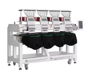 Machine à broder industrielle automatique de haute qualité à 4 têtes, informatisée, pour la couture de vêtements ou de chapeaux - Product Image 4