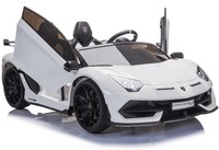 Voiture électrique pour enfants sous licence LAMBORGHINI, 2 places, télécommande 2.4G, portes à ciseaux, 12V, voiture à batterie pour enfants