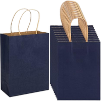 Bolsa de papel artesanal de estilo clásico con logotipo personalizado: impresión digital, fácil almacenamiento para organizar ropa interior, pieles y alimentos,