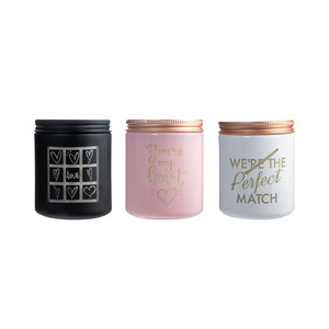 Bougie aromatique haut de gamme pour la Saint-Valentin avec lumière LED intégrée et motif de confession gravé au laser - Product Image 5